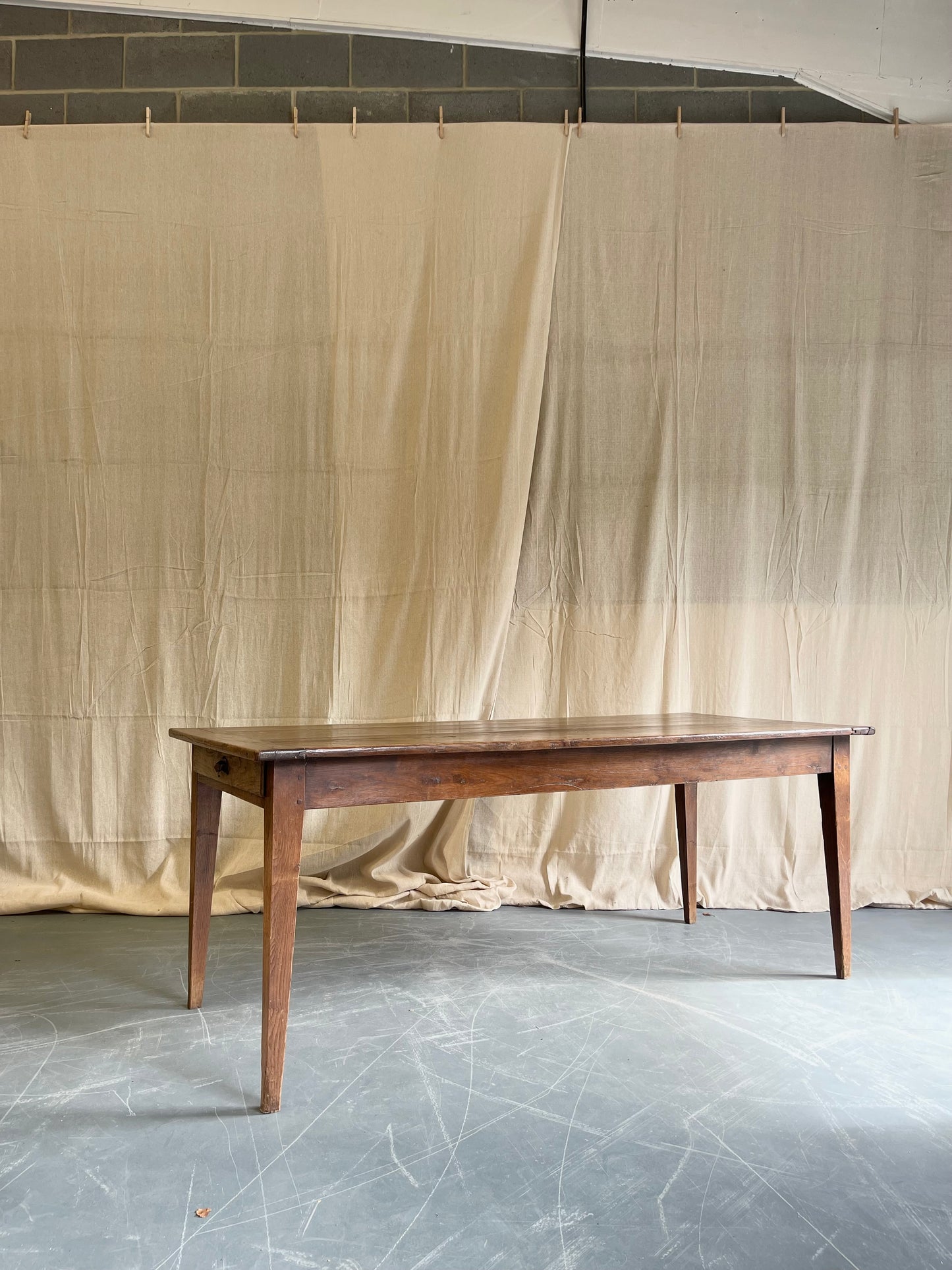 Antique French Chestnut Table - #2331