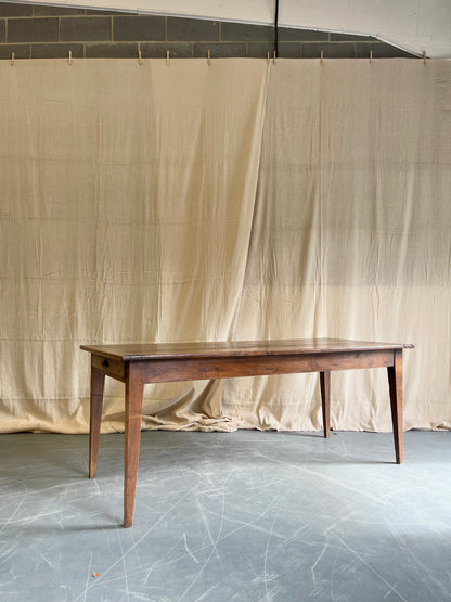 Antique French Chestnut Table - #2331