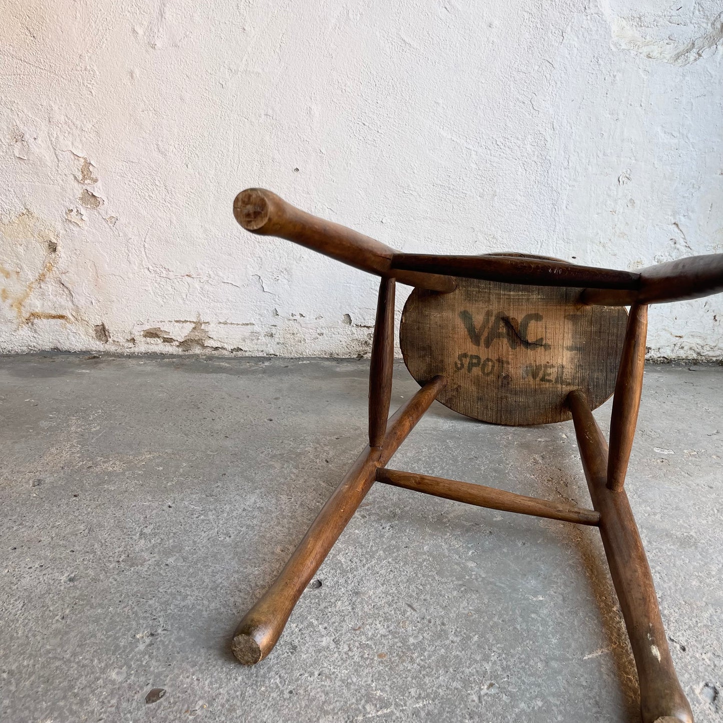 Antique Tall Stool - #2130