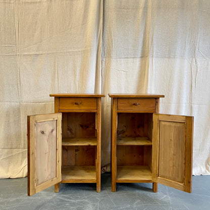 Antique Pine Pot Cupboards - #2333