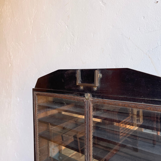 Antique Glazed Wall Cabinet - #2118