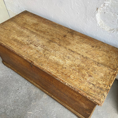 Antique Scumble Painted Blanket Box - #2027
