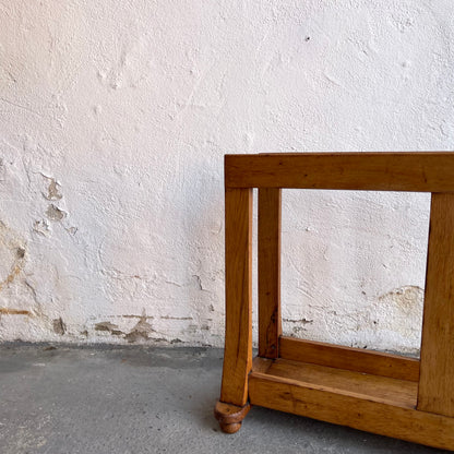 Vintage Oak Paper Rack - #2121