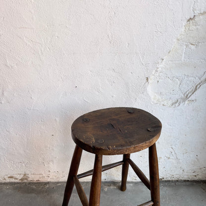 Antique Tall Stool - #2130