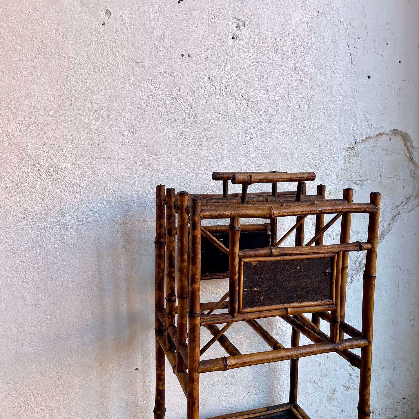Antique Bamboo Paper Rack - #2022