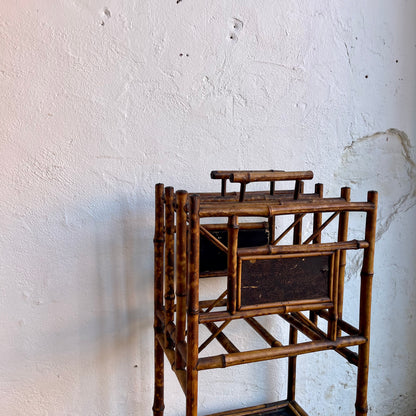 Antique Bamboo Paper Rack - #2022