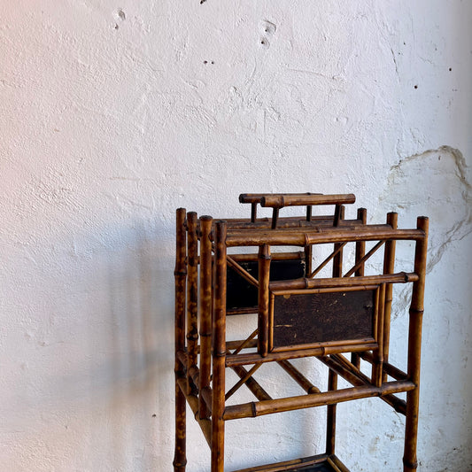 Antique Bamboo Paper Rack - #2022