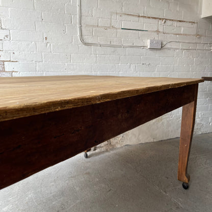 Antique Pine Table - #1958