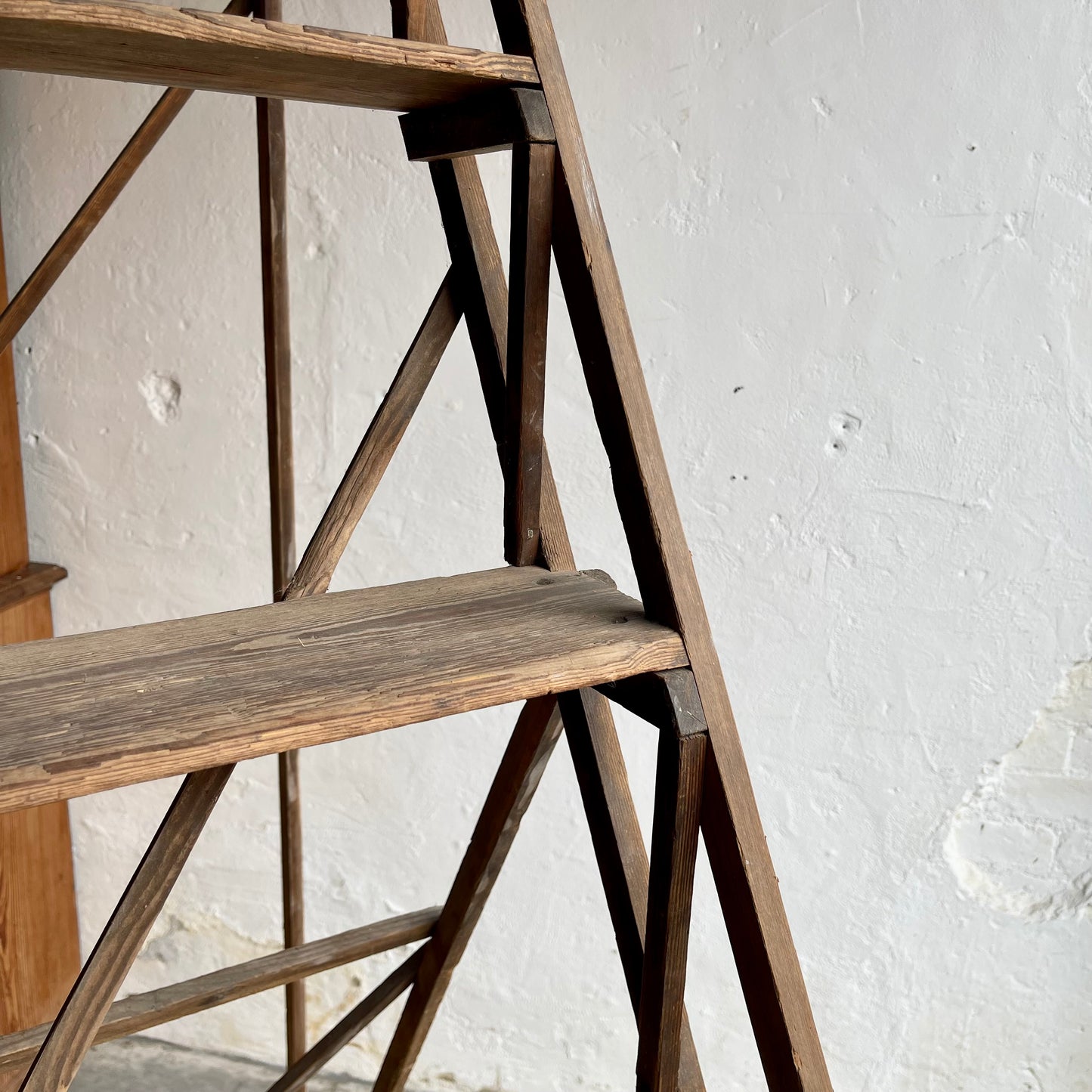 Vintage Wooden Step Ladder