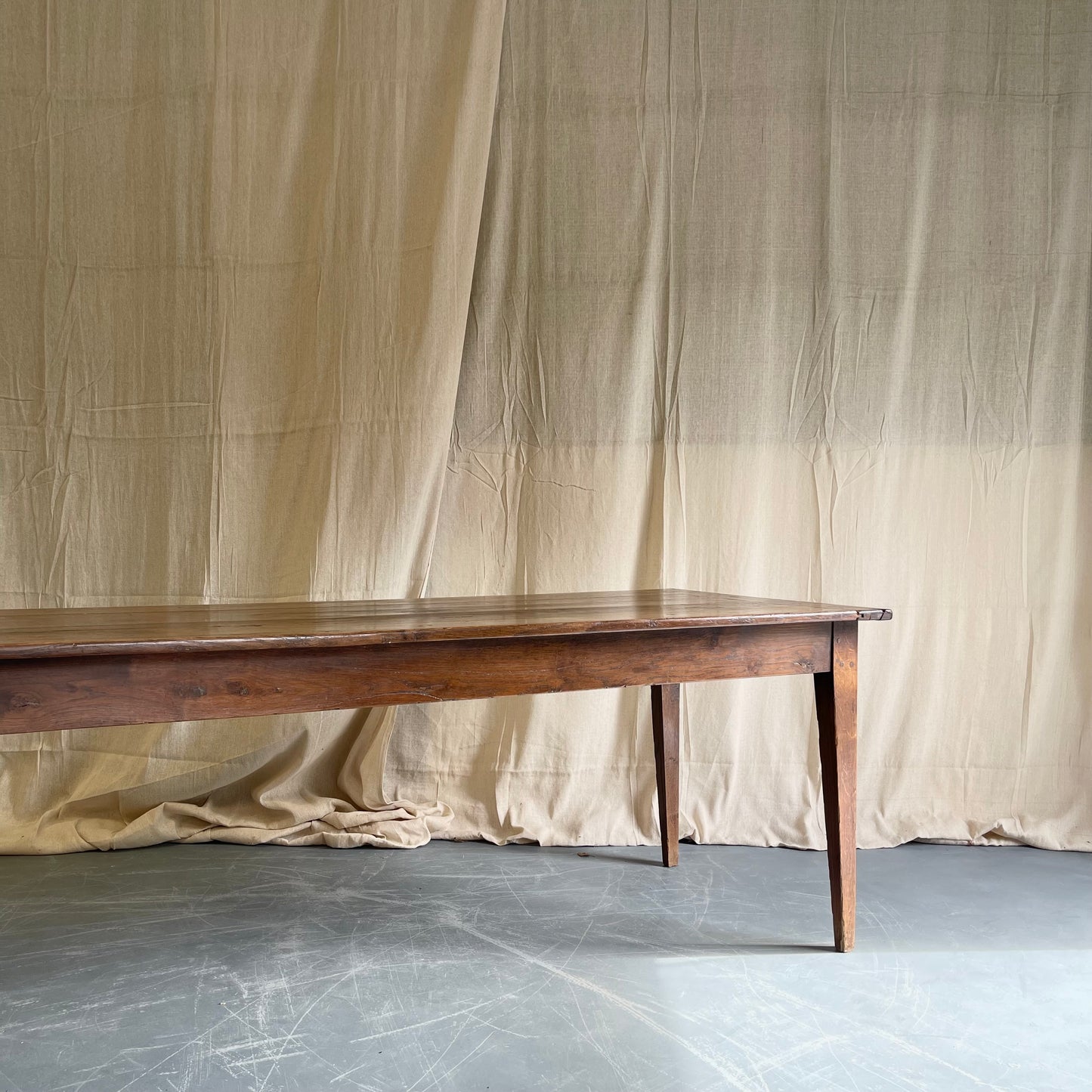 Antique French Chestnut Table - #2331