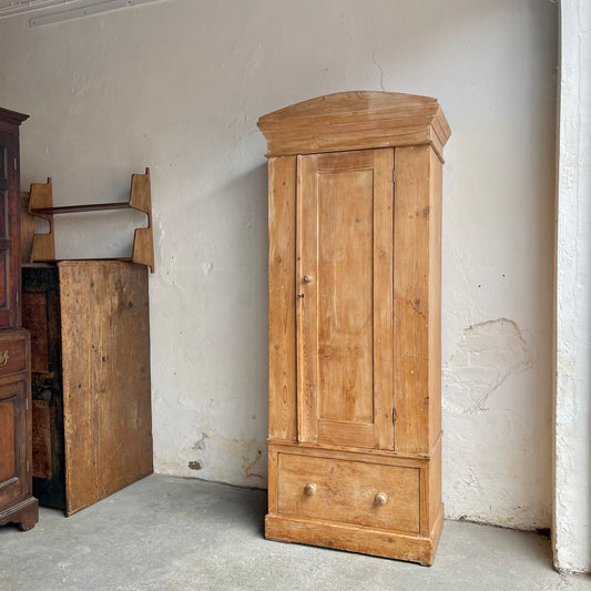 Antique Pine Wardrobe - #1833