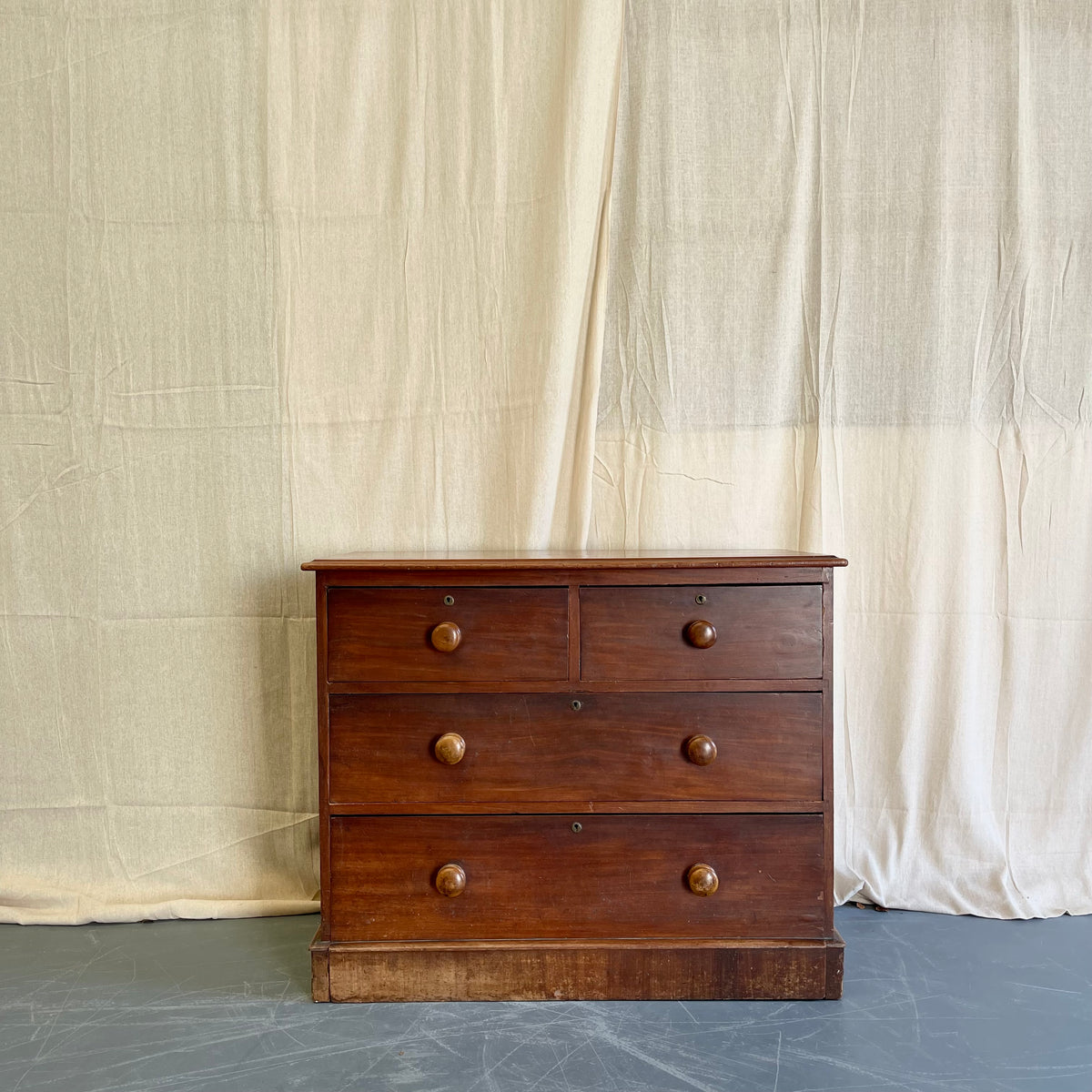 Antique Pine Chest Of Drawers - #1765