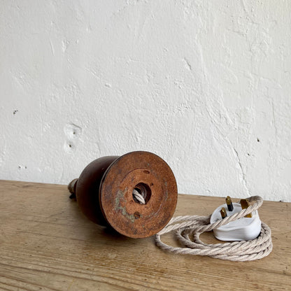 Antique Wooden Lamp