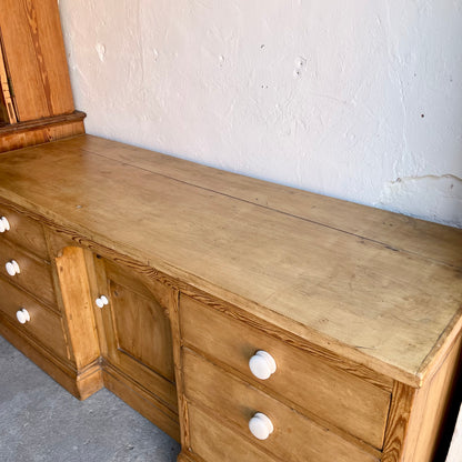 Antique Sycamore + Pine Dresser Base -#1562
