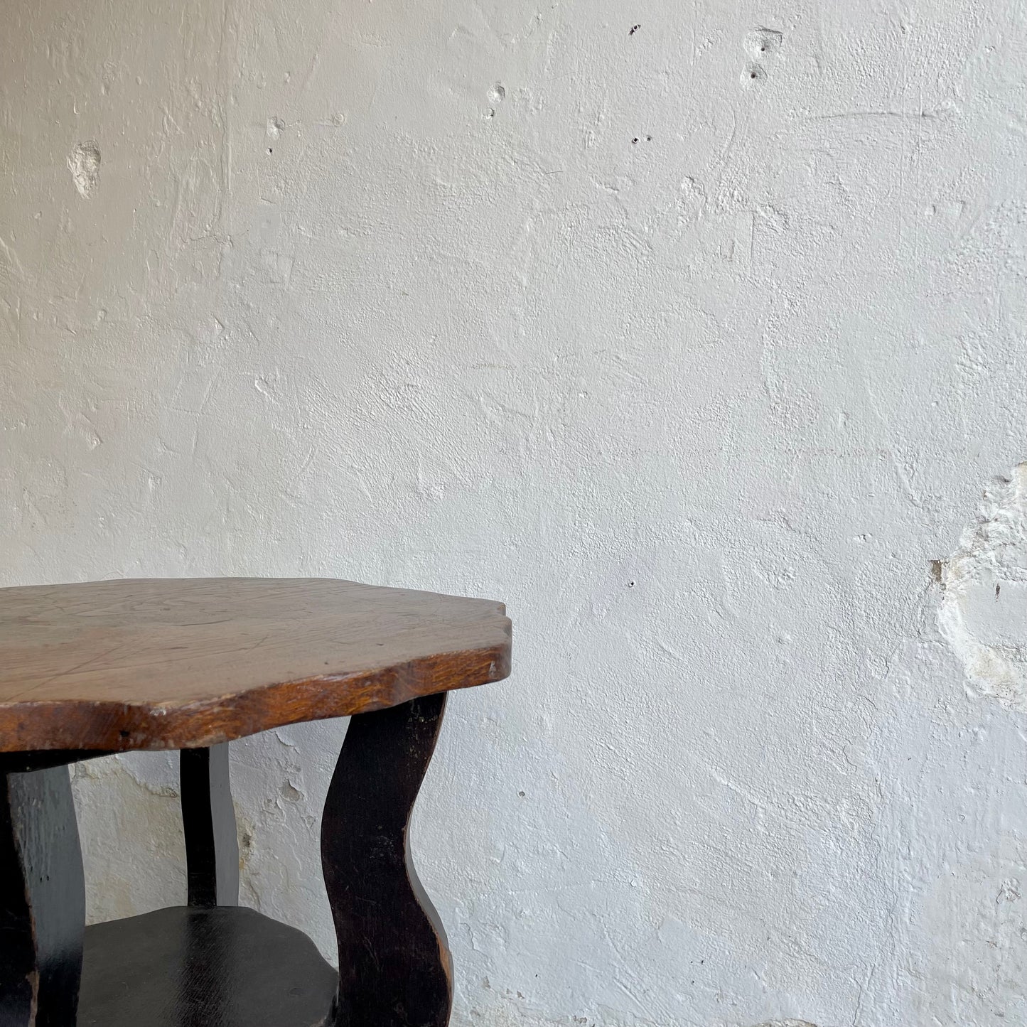 Vintage Oak Side Table - #1840