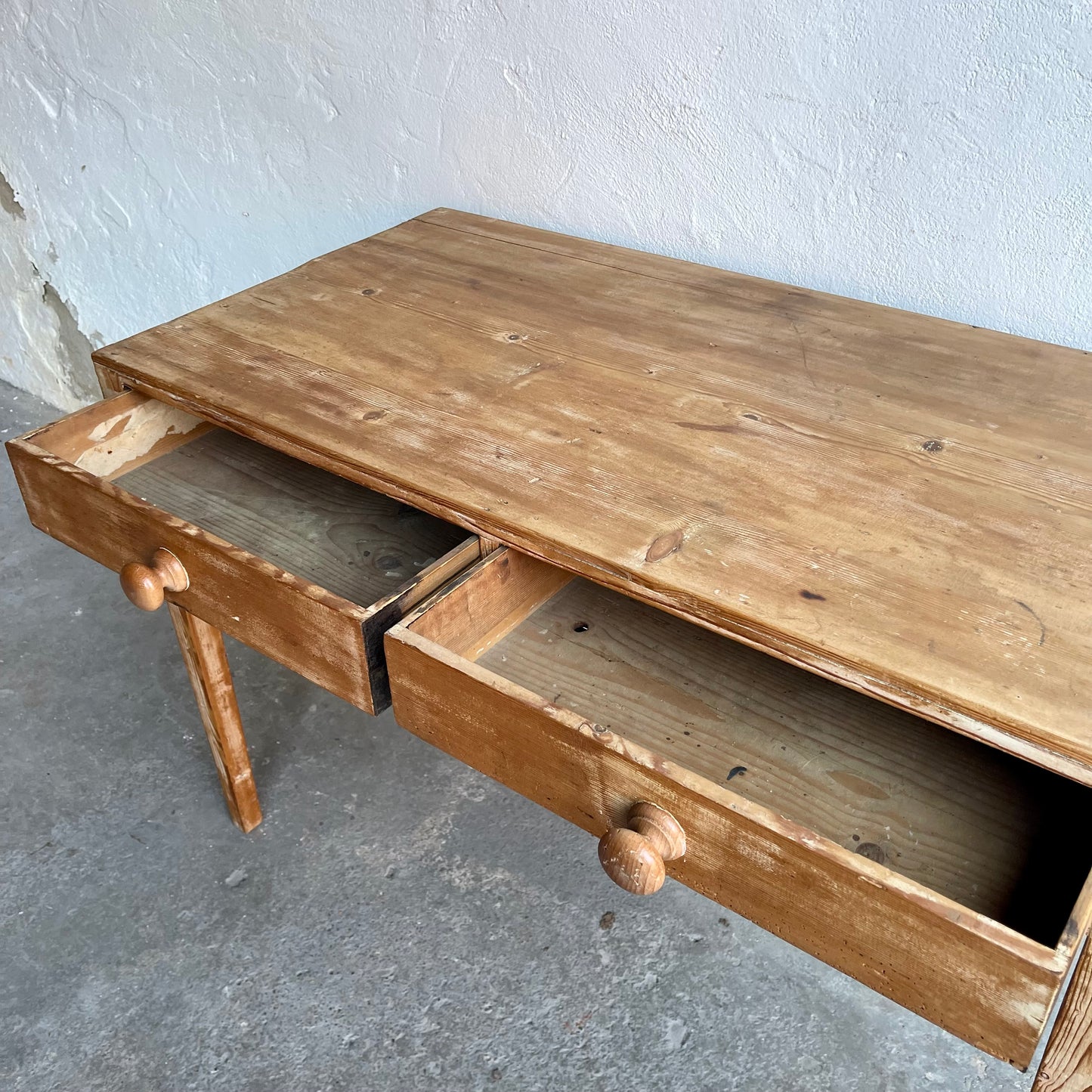Antique Pine Table/Desk - #1878