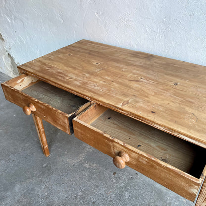 Antique Pine Table/Desk - #1878