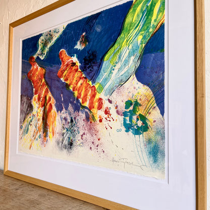 Original Abstract By Hans Tyrrestrup - #1441