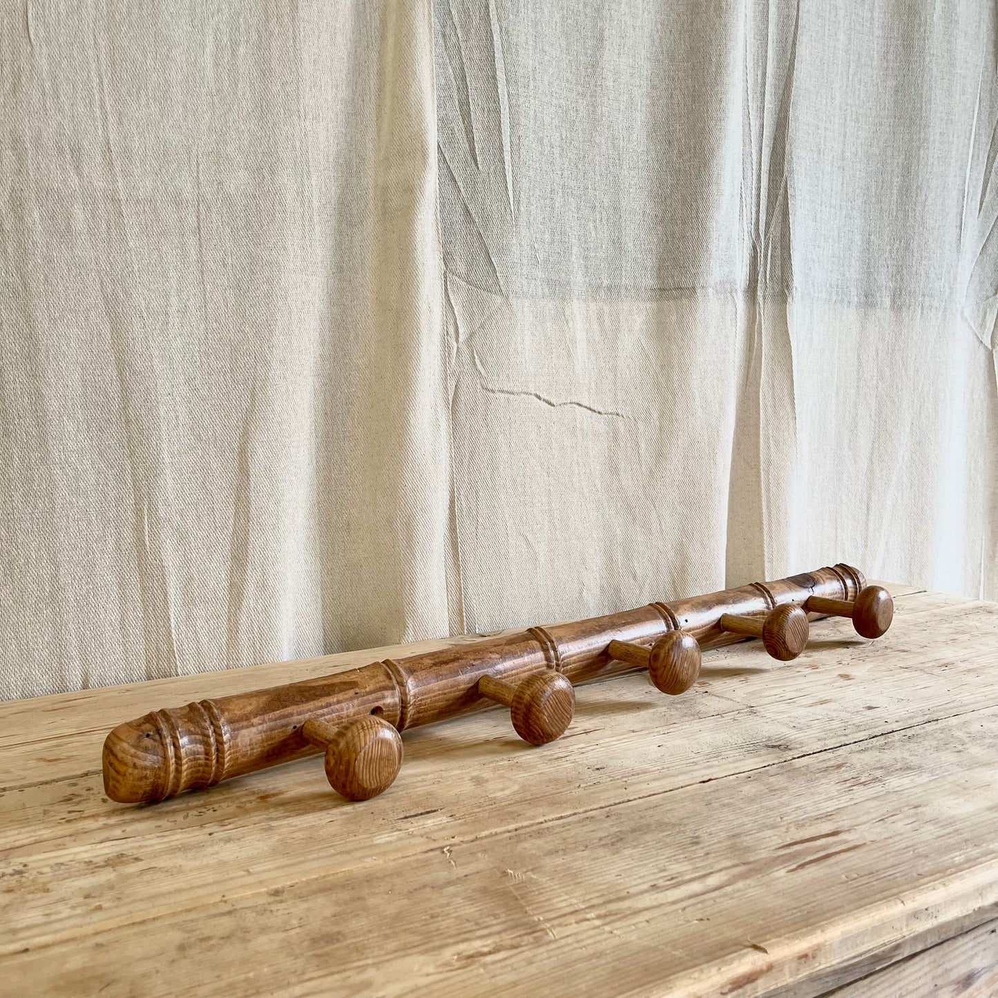 Vintage French Wooden Hooks - #2218