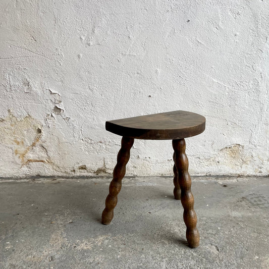 Vintage French Bobbin Stool