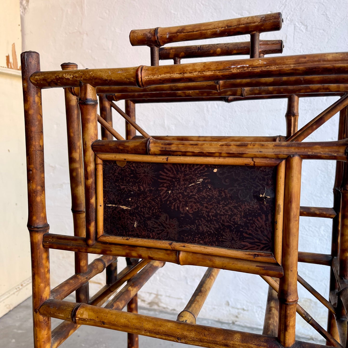 Antique Bamboo Paper Rack - #2022