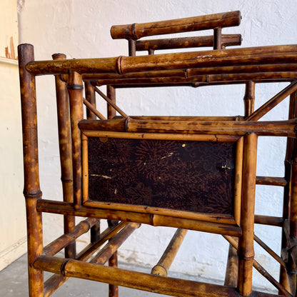 Antique Bamboo Paper Rack - #2022
