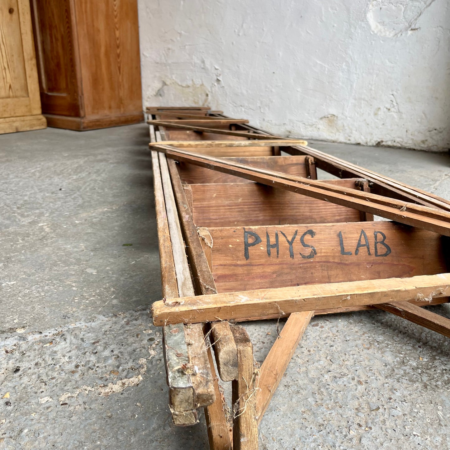 Vintage Wooden Step Ladder