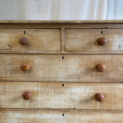 Antique Pine Chest of Drawers - #2415