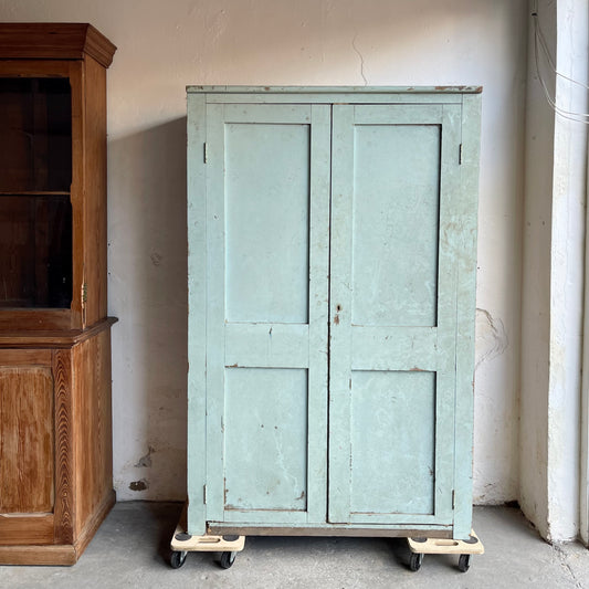 Antique Pine School Cupboard -#1446