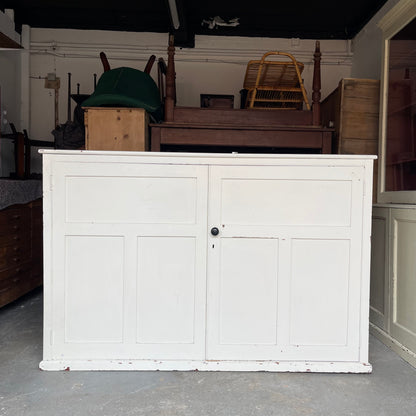 Antique Pine Painted Cupboard - #1977