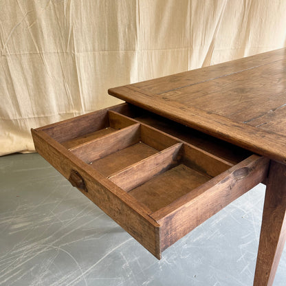 Antique French Chestnut Table - #2331