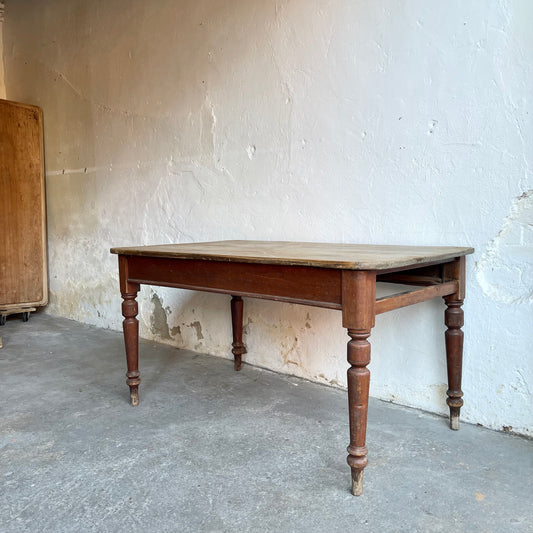 Antique Pine Table - #1877