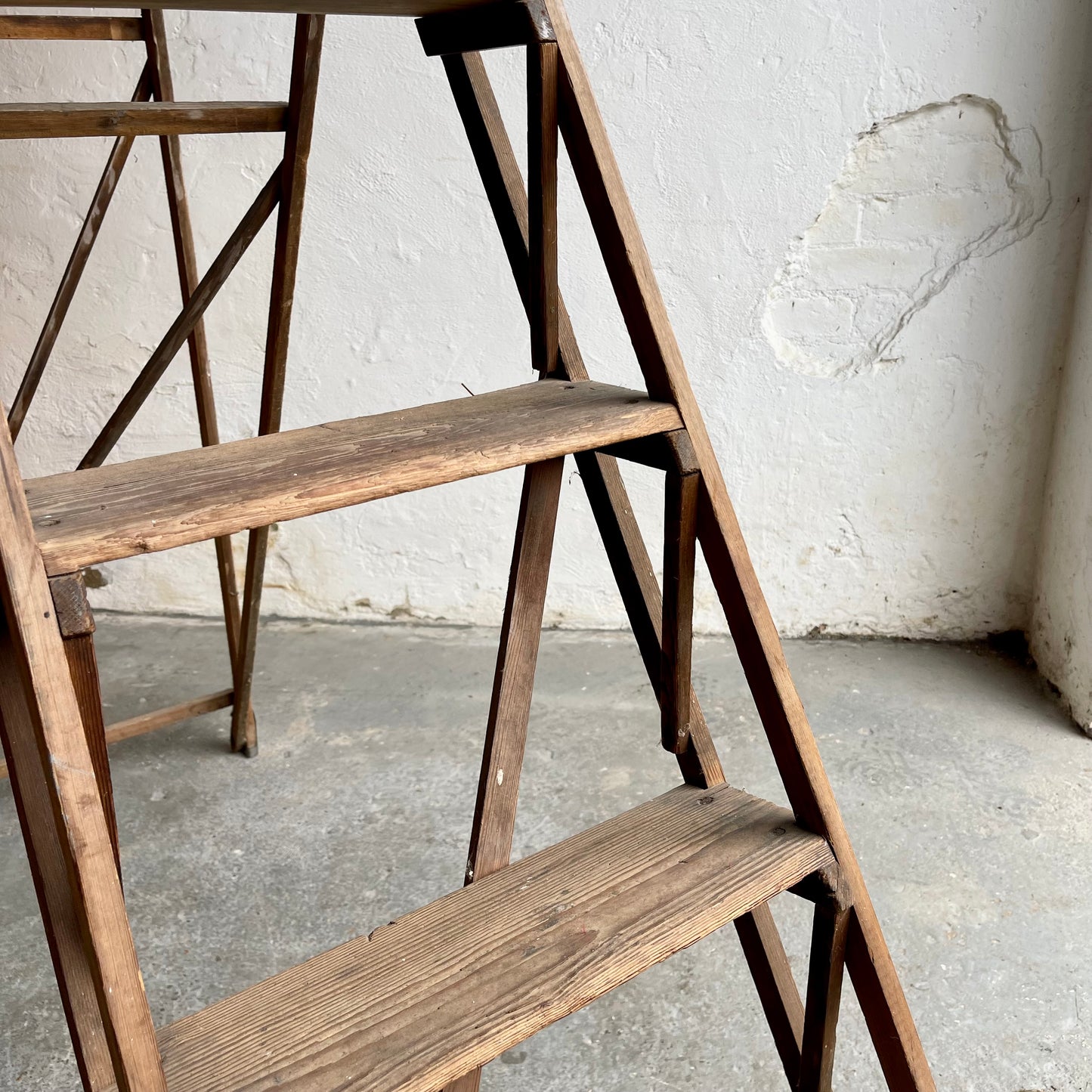 Vintage Wooden Step Ladder