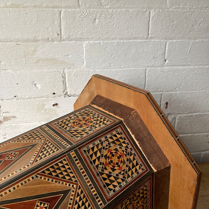 Moroccan Inlaid Marquetry Table - Small #1933