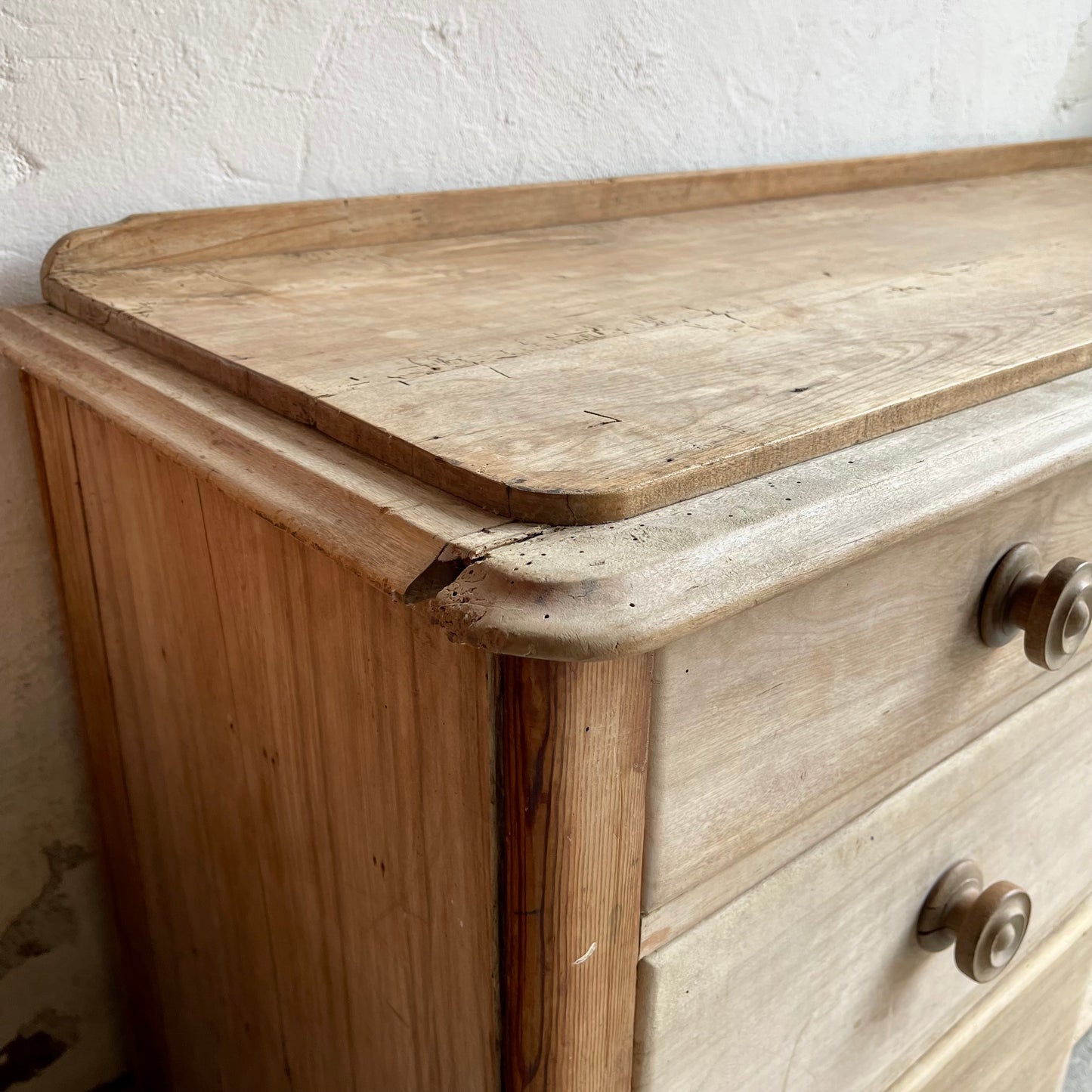 Antique Pine Dresser Base -#1445