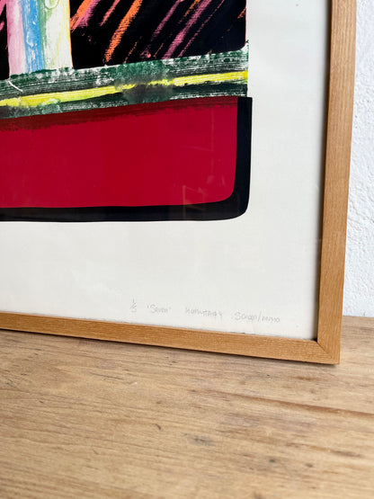 Vintage Abstract Screen Print - #1481
