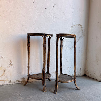 Pair of Vintage Side Tables/Plant Stands - #2094