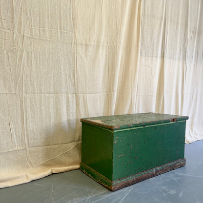Antique Pine Painted Blanket Box - #2320