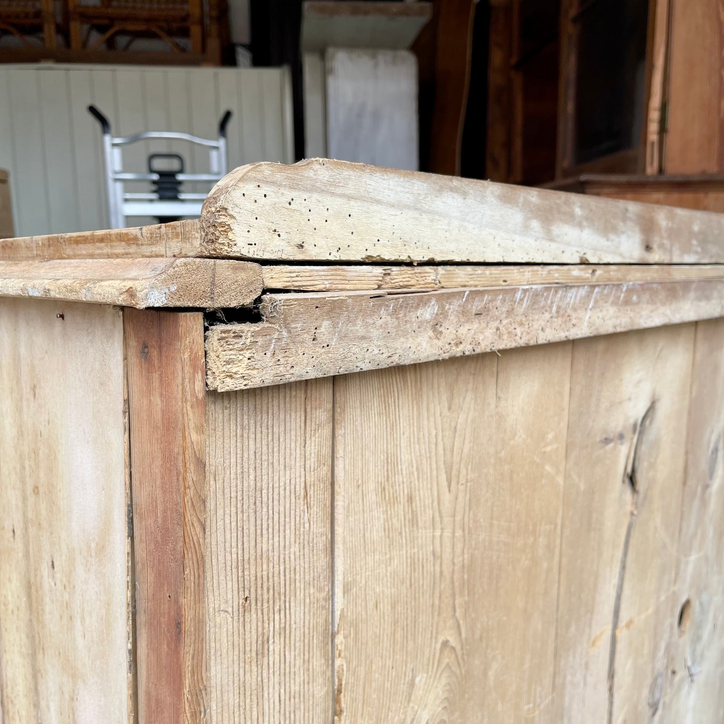 Antique Pine Dresser Base -#1445