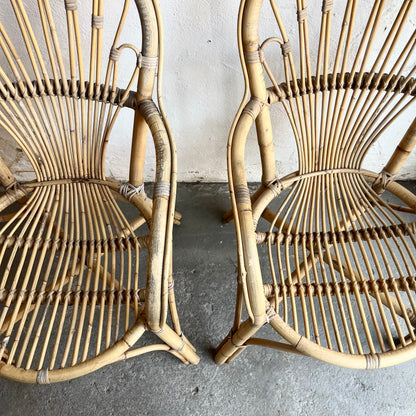 Vintage Bamboo Chairs - #1315