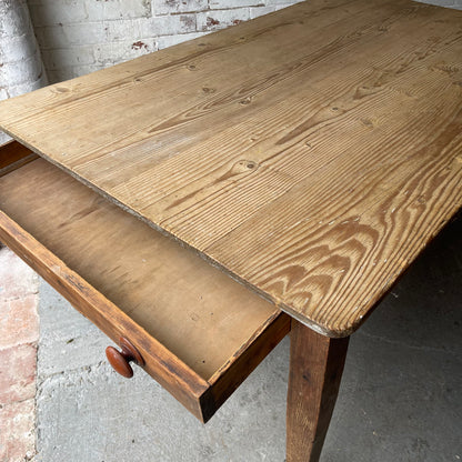 Antique Pine Table - #1958