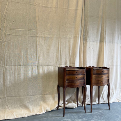 A Pair Of French Bedside Drawers - #2332
