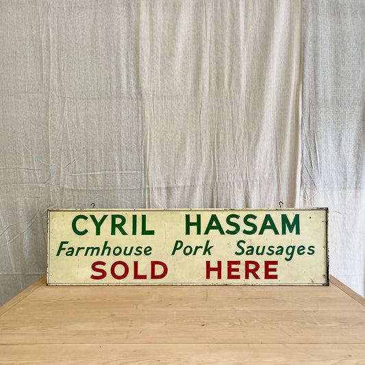 Vintage Wooden Sign - #2164