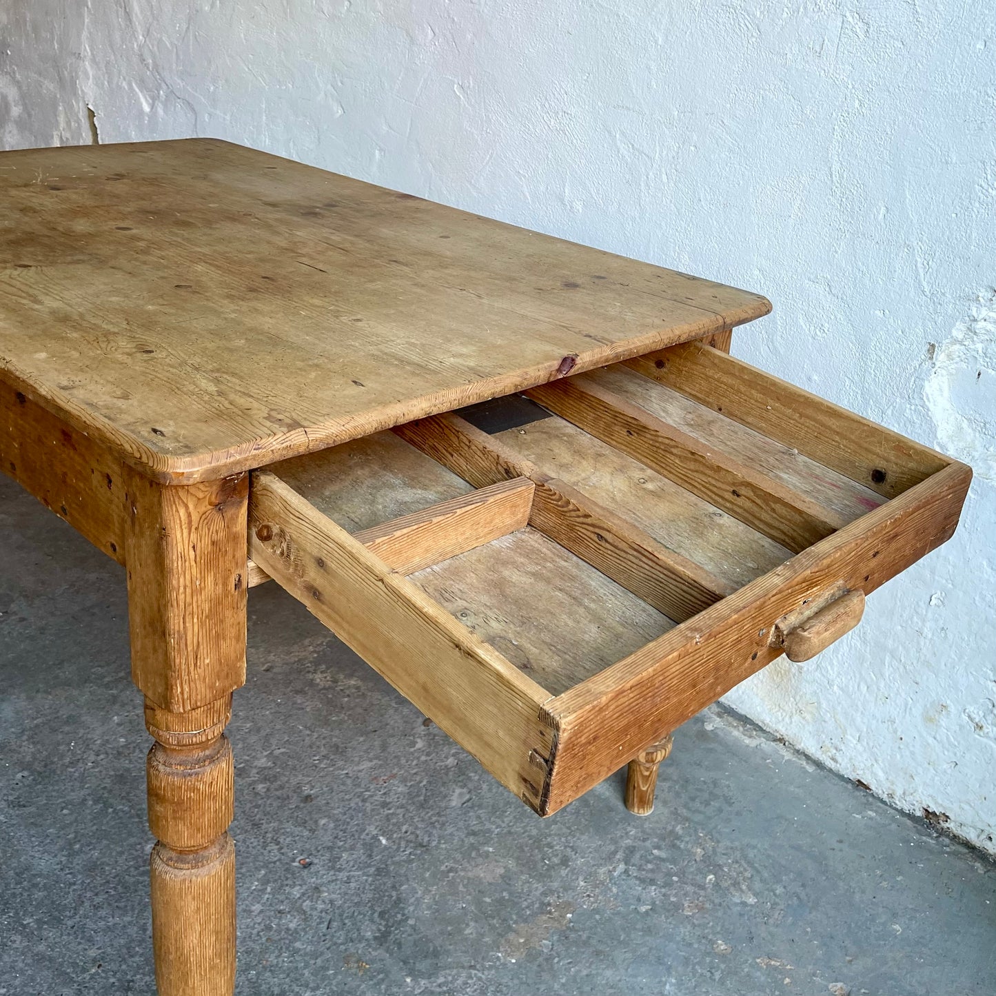 Antique Pine Table - #1873