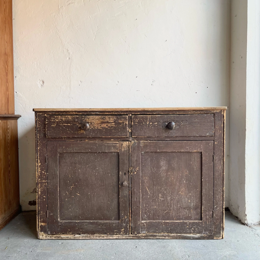 Antique Pine Dresser Base - #1608