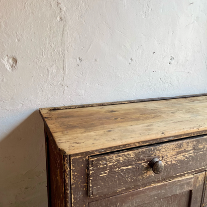 Antique Pine Dresser Base - #1608