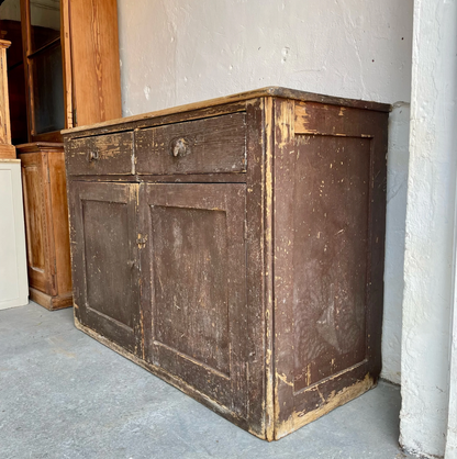 Antique Pine Dresser Base - #1608