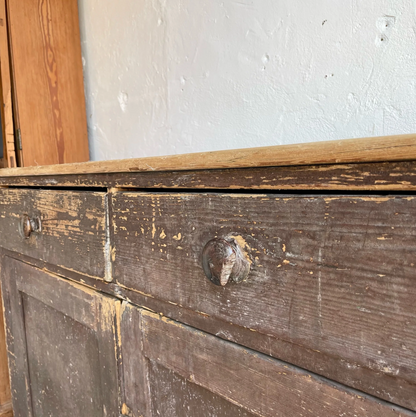 Antique Pine Dresser Base - #1608